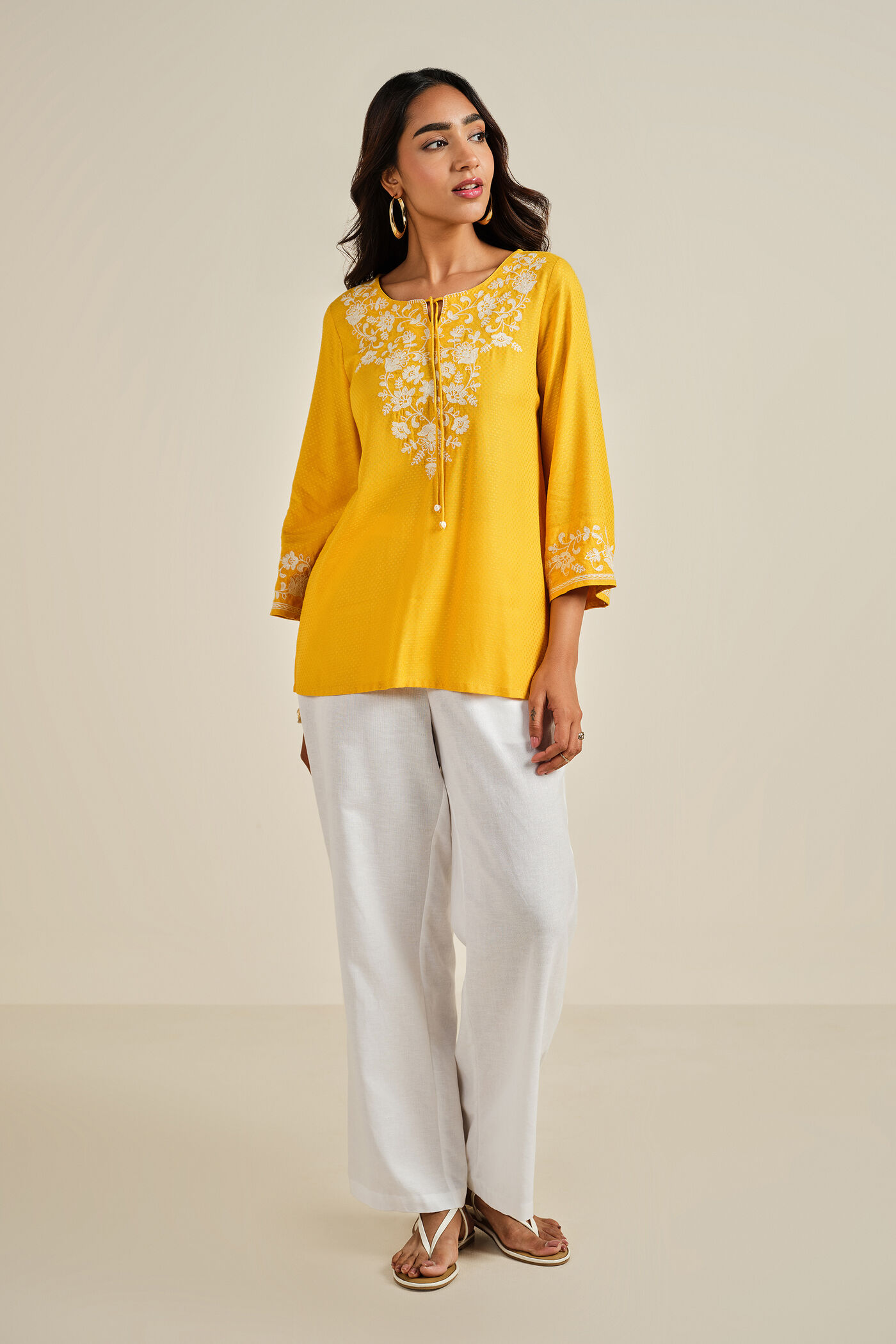 Andaz Mustard Top